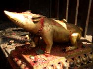 бронзовая скульптура в Катманду